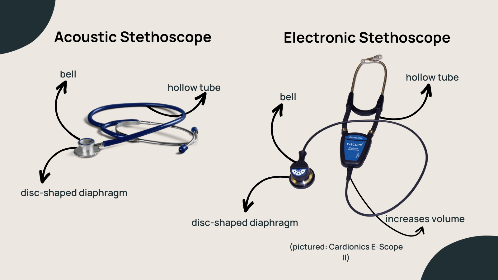 Amplified Stethoscopes for Medical Professionals